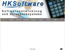 Tablet Screenshot of hksoftware.de